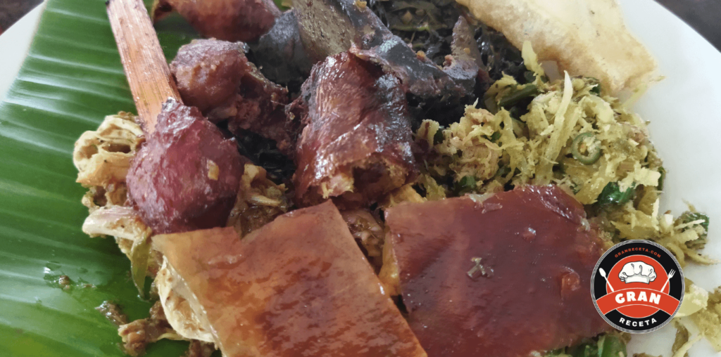 Lechona tolimense casera, receta con arveja y piel crocante