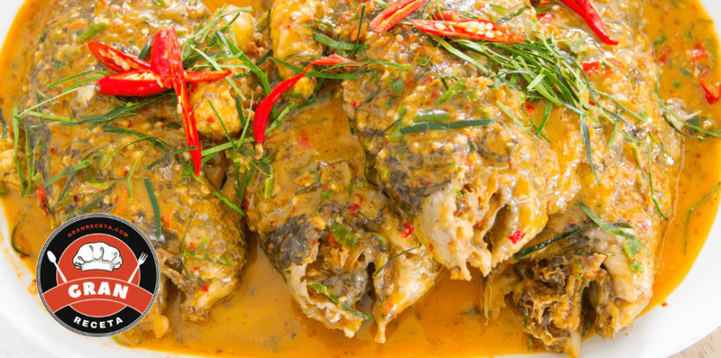 Viudo de pescado colombiano, receta del río Magdalena