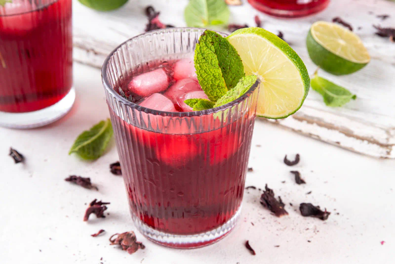 Agua de jamaica, receta con gramos por litro y sin azúcar