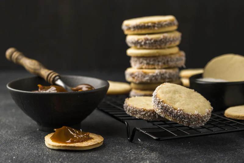 Alfajores de maicena caseros que se deshacen en la boca