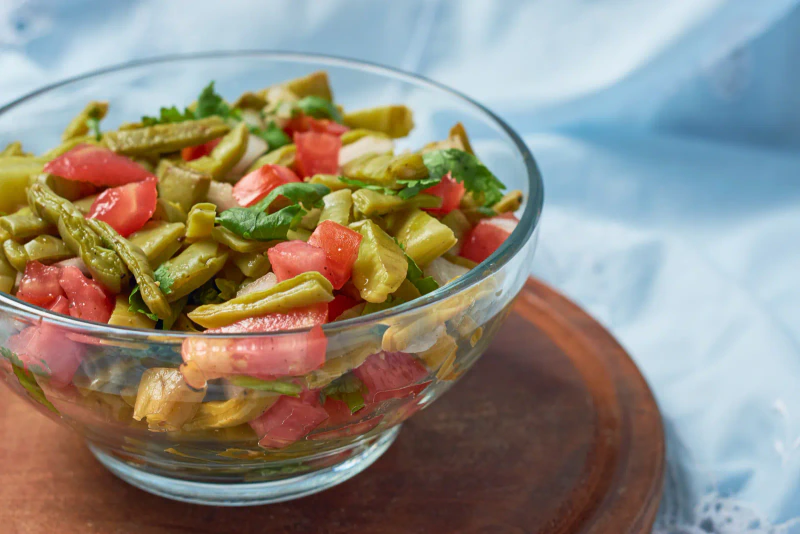 Ensalada de nopales sin baba, receta mexicana paso a paso