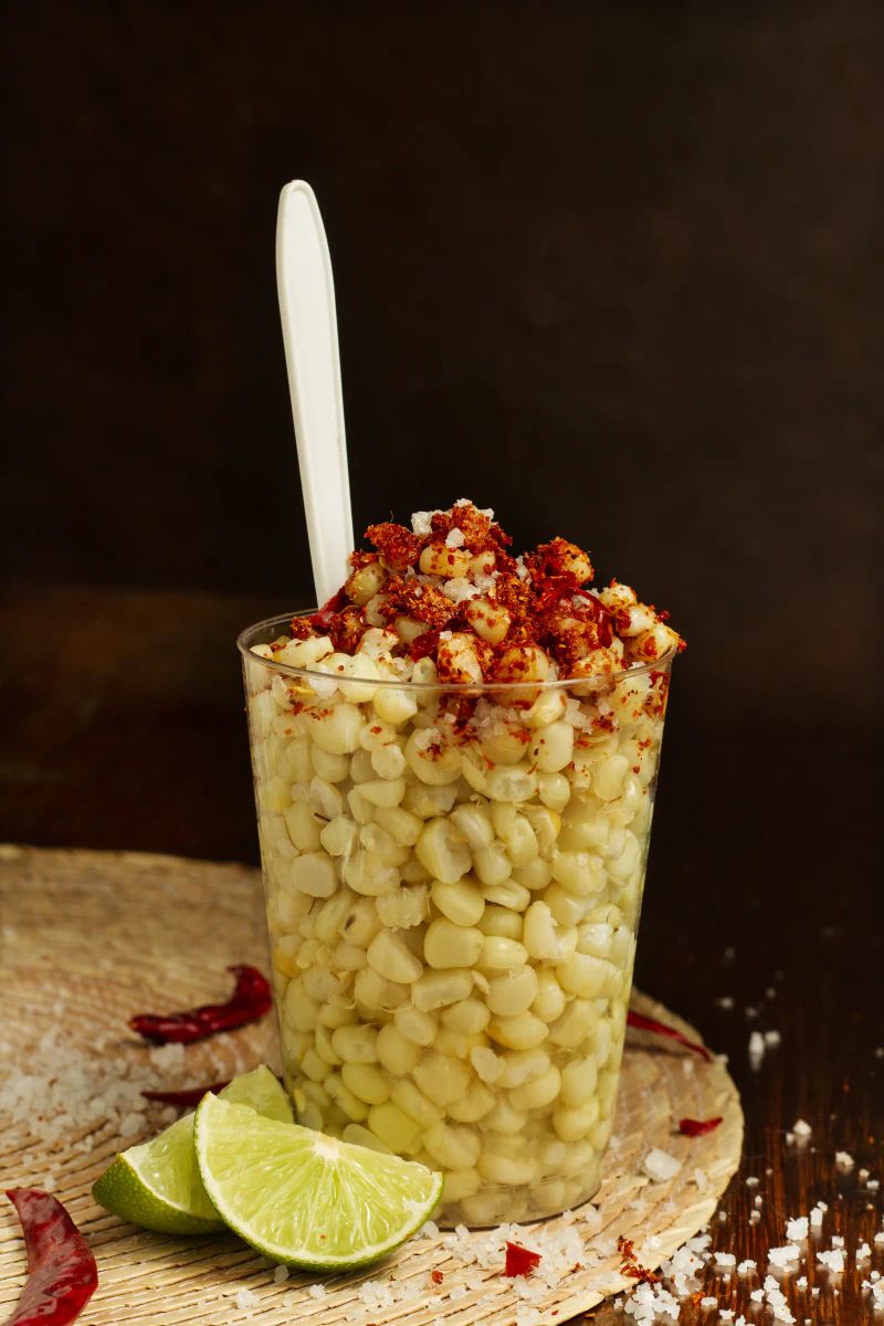 Esquites mexicanos, receta de puesto con epazote y cotija
