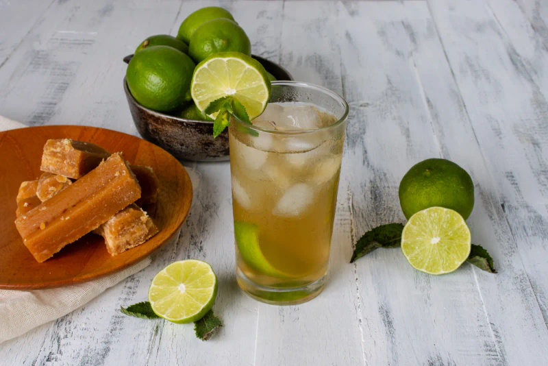 Papelón con limón, receta venezolana con gramos por litro