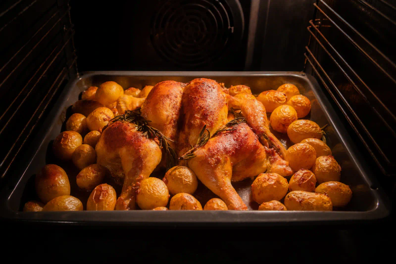 Latin Roast Chicken, Whole Bird with a Mojo-Style Marinade