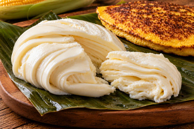 Queso de mano venezolano casero, con leche de supermercado