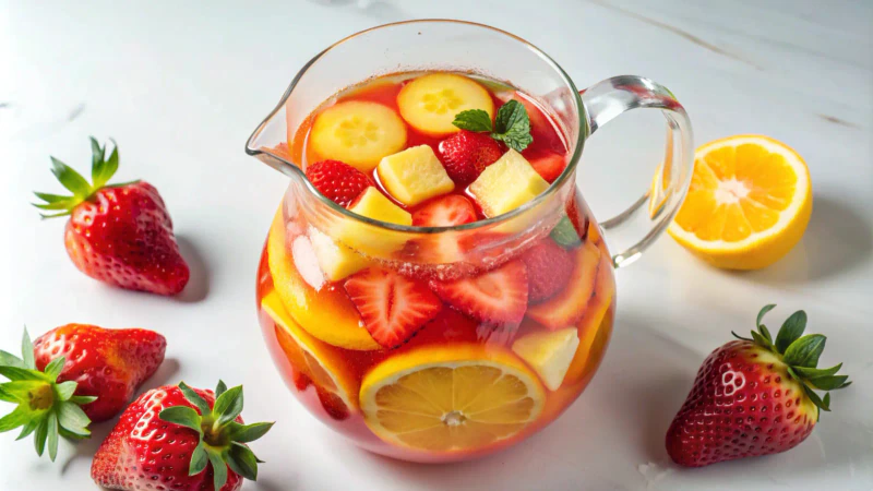 Tizana venezolana, receta casera con frutas y granadina