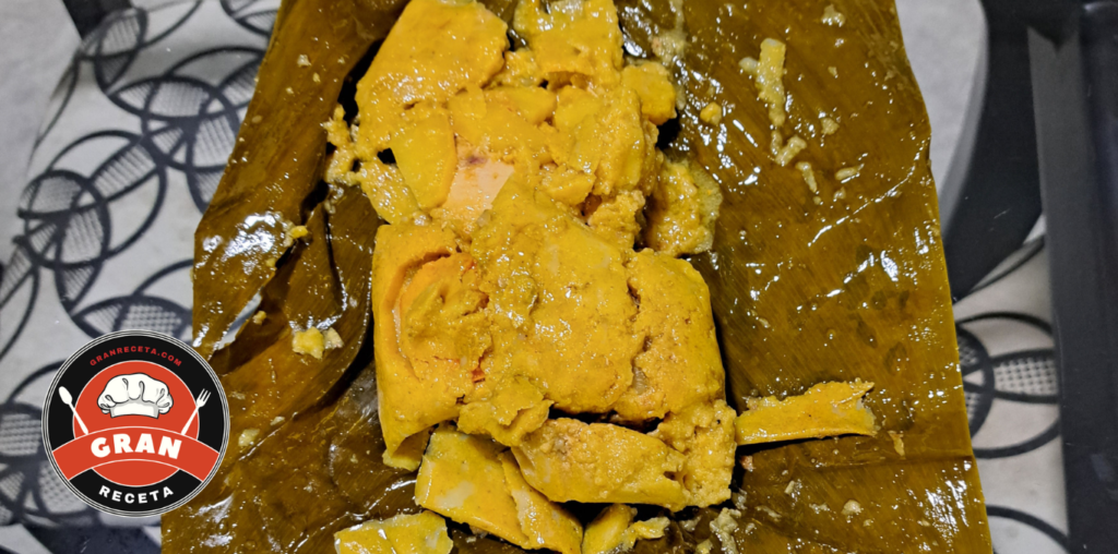 Plato con Tamales de pollo