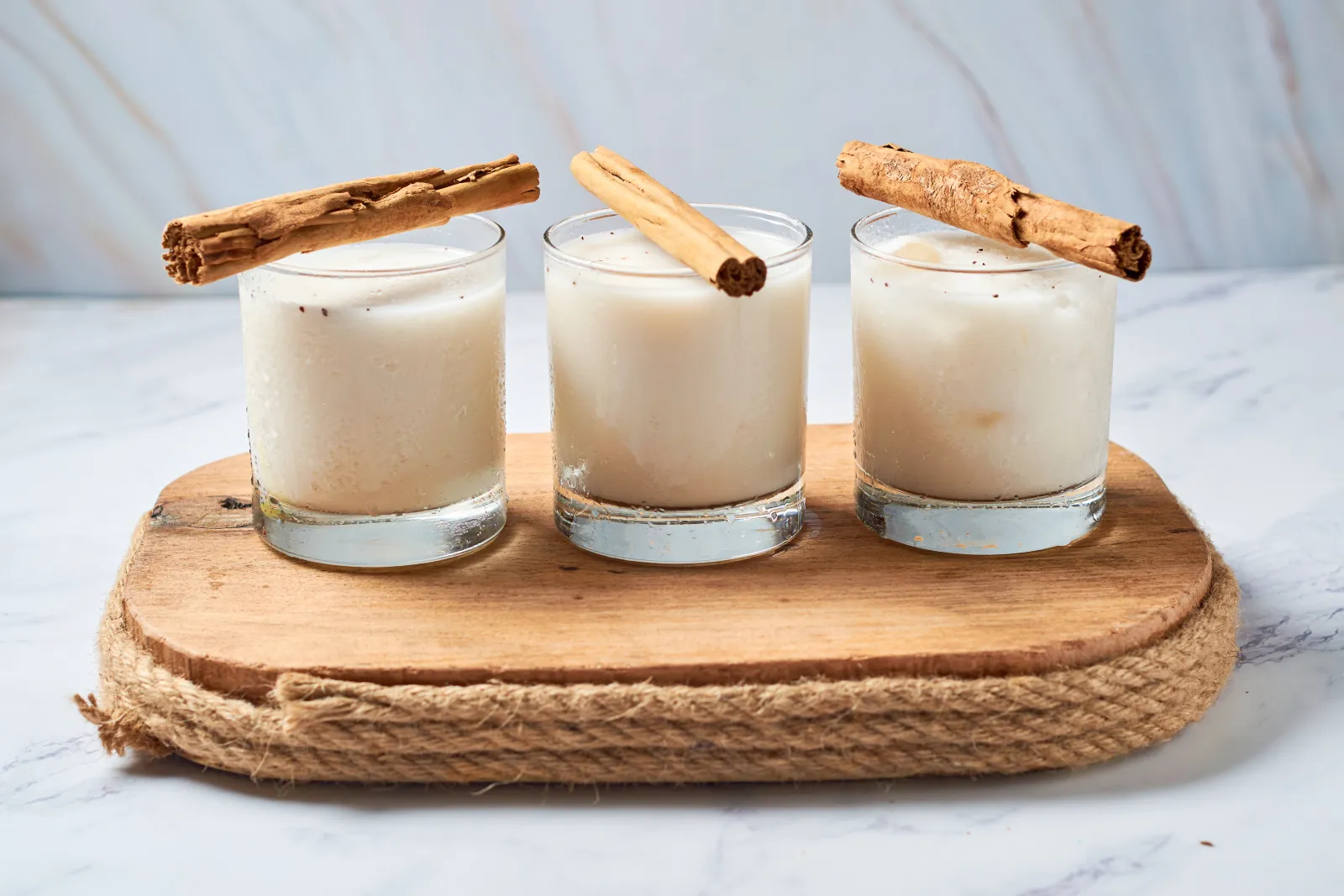 Agua de horchata mexicana de arroz, receta sin arenilla