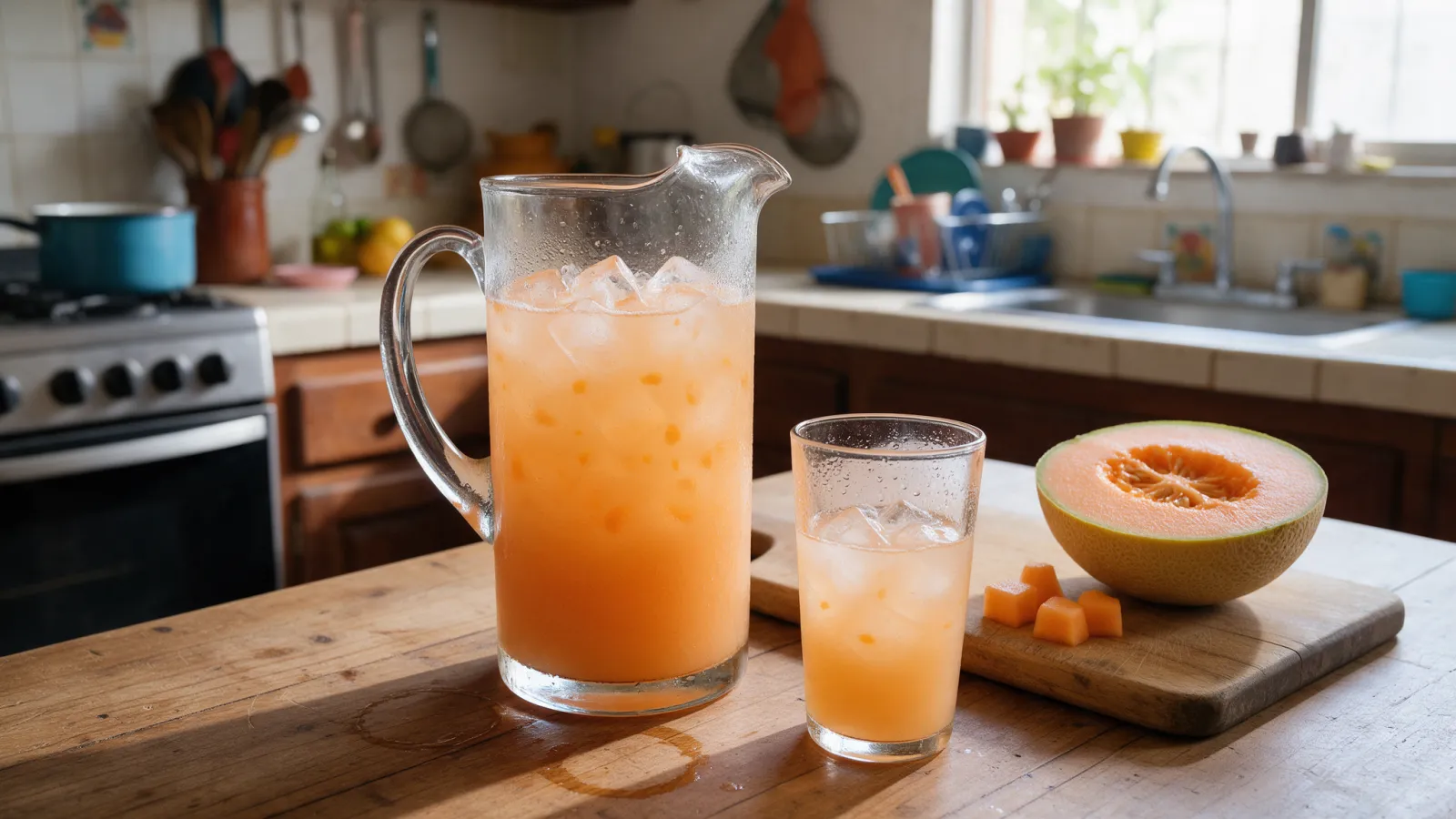 Agua de melón, cuánto melón por litro y cómo hacerla