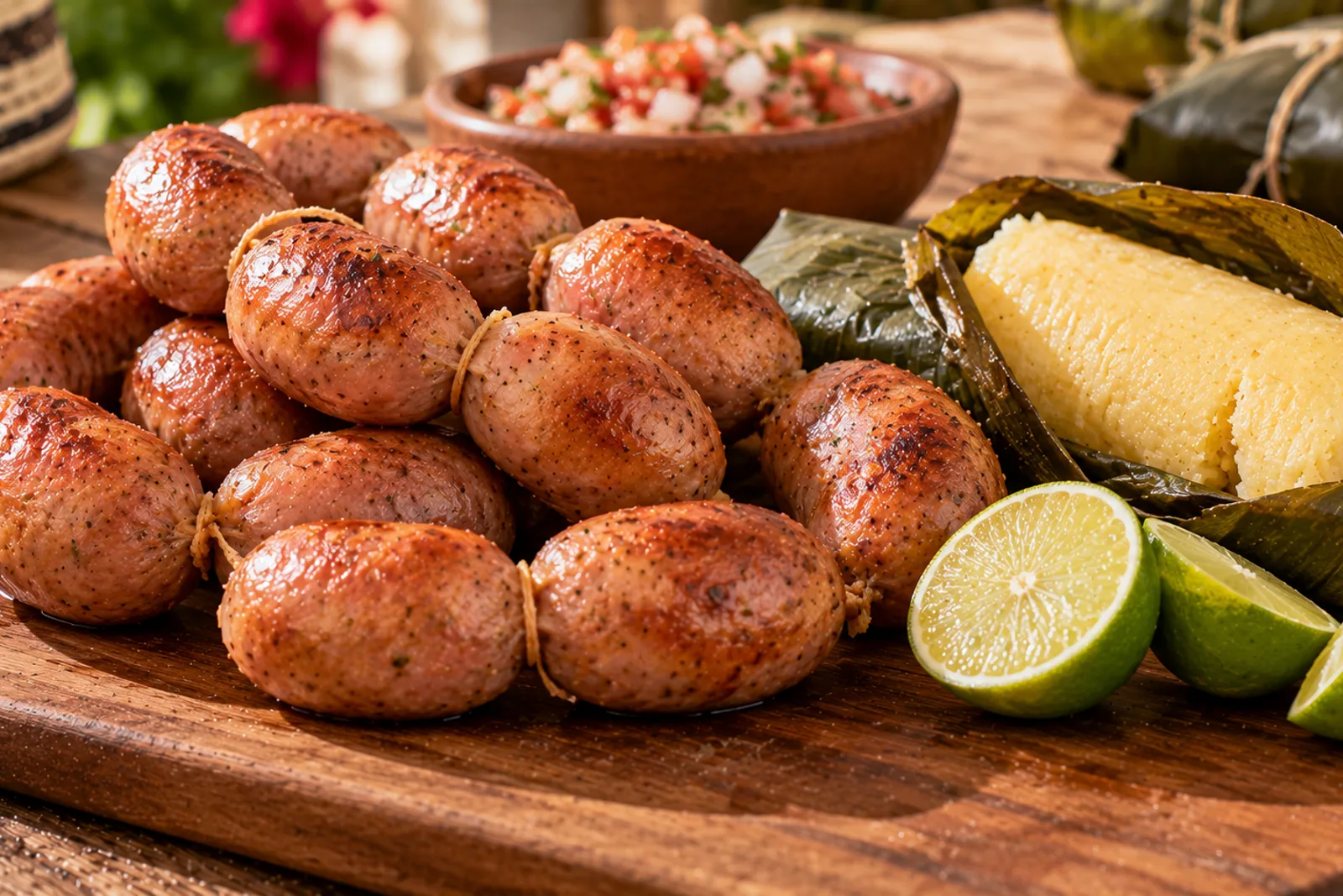 Butifarras soledeñas, receta casera con tripa natural