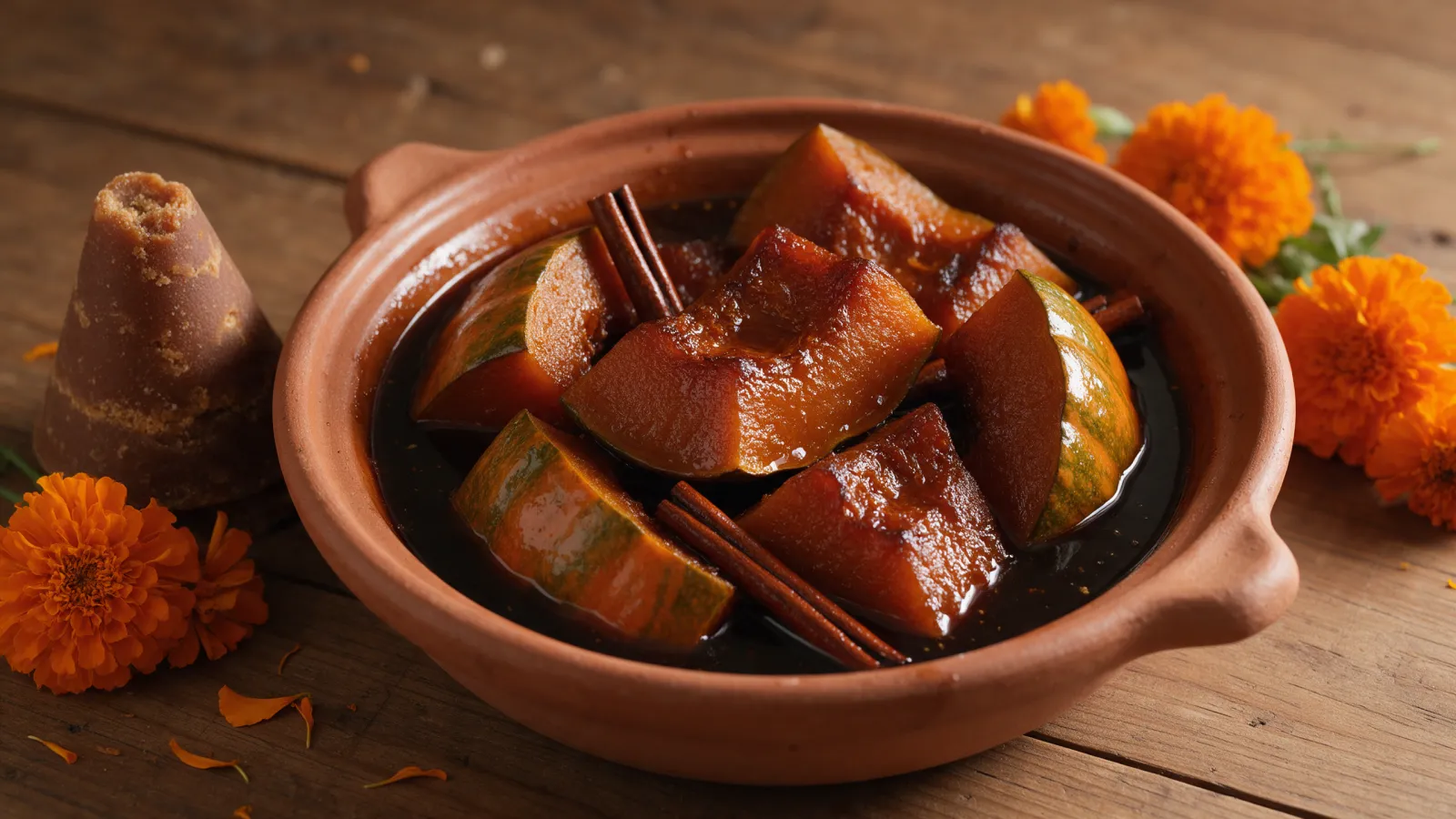 Calabaza en tacha, receta con piloncillo que no se deshace