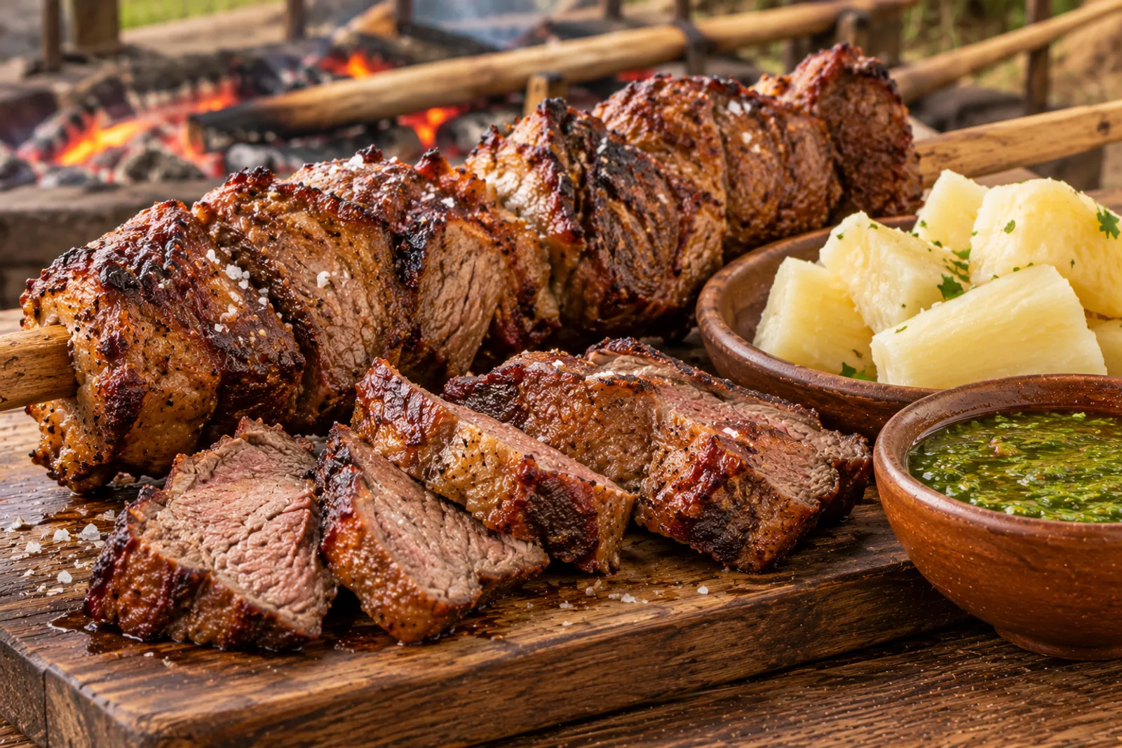 Carne en vara llanera, receta en parrilla u horno de casa
