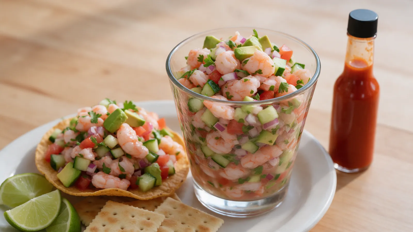Ceviche de camarón, crudo o cocido y cuánto tiempo en limón