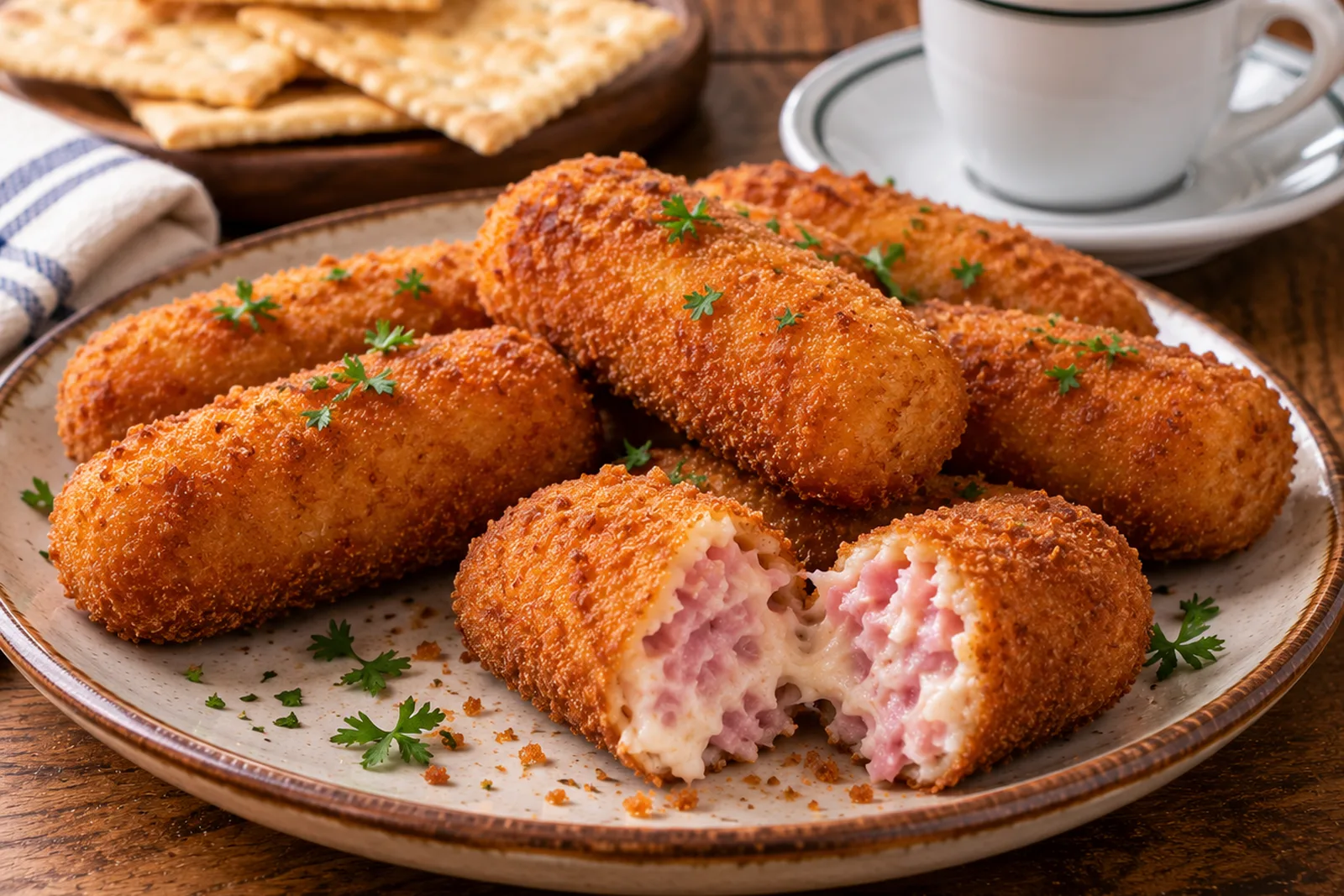 Croquetas de jamón cubanas, receta de Miami paso a paso