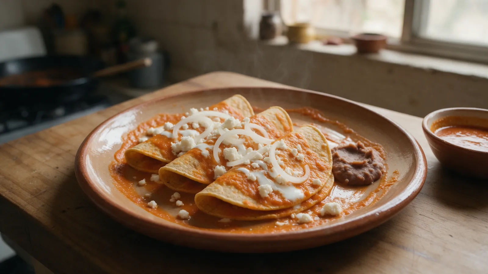 Entomatadas, receta con salsa de jitomate fresco o de lata