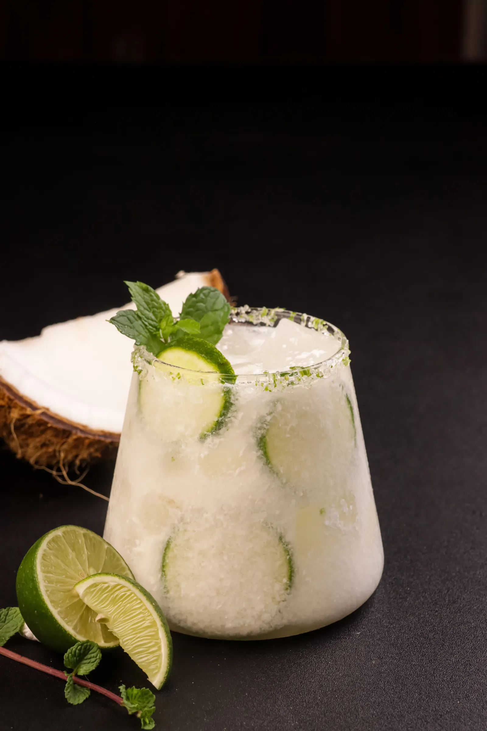 Limonada de coco colombiana