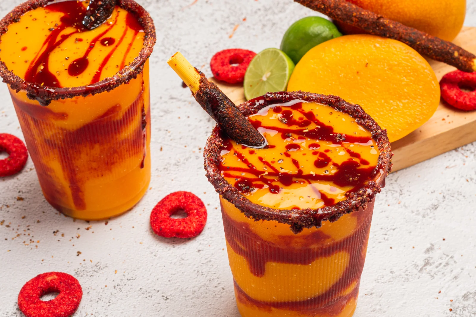 Mangonada casera, receta espesa con chamoy y Tajín