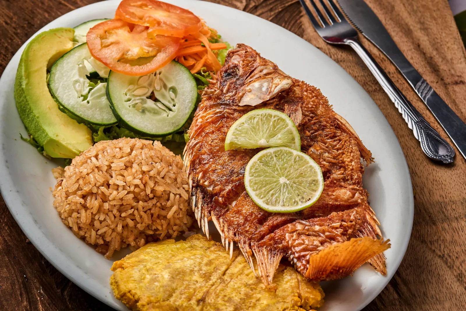 Colombian Fried Mojarra, Crispy Whole Fried Fish