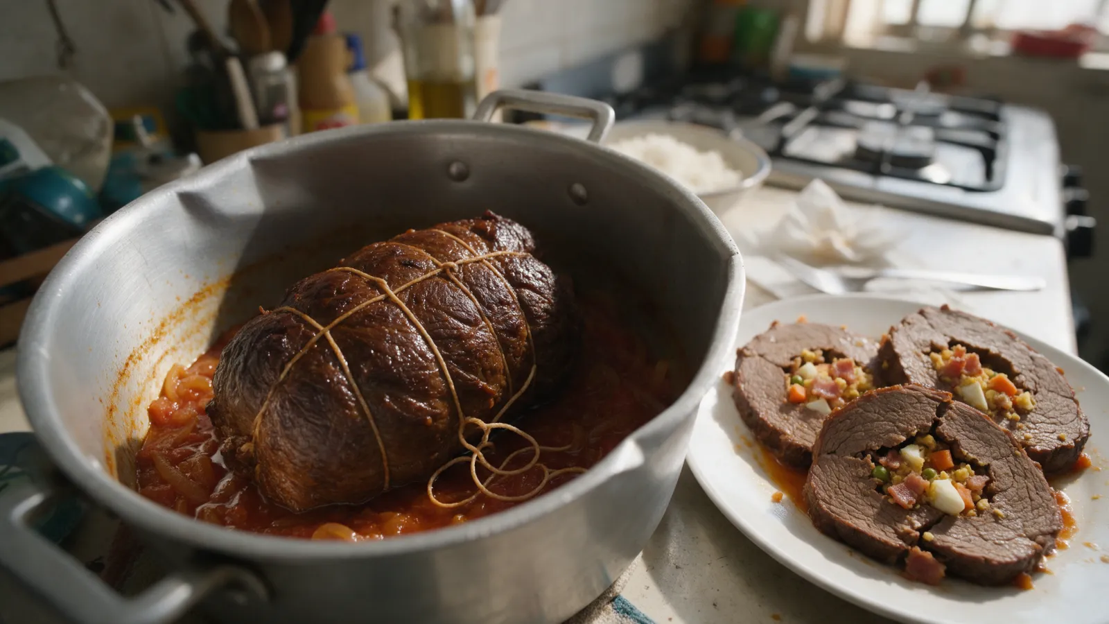 Colombian Stuffed Beef Roast (Muchacho Relleno) Recipe