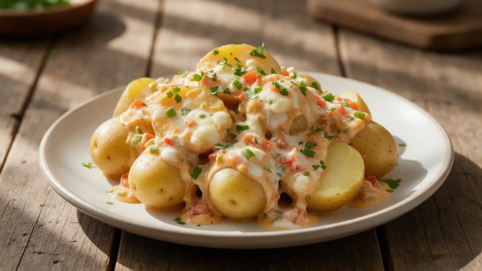 Papas chorreadas