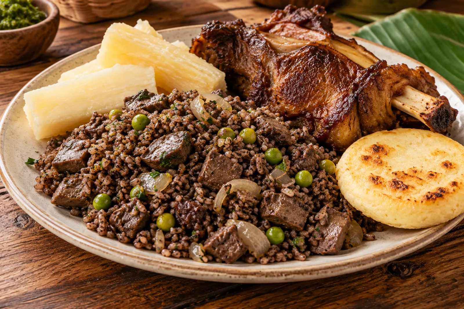 Pepitoria santandereana, receta con sangre de chivo