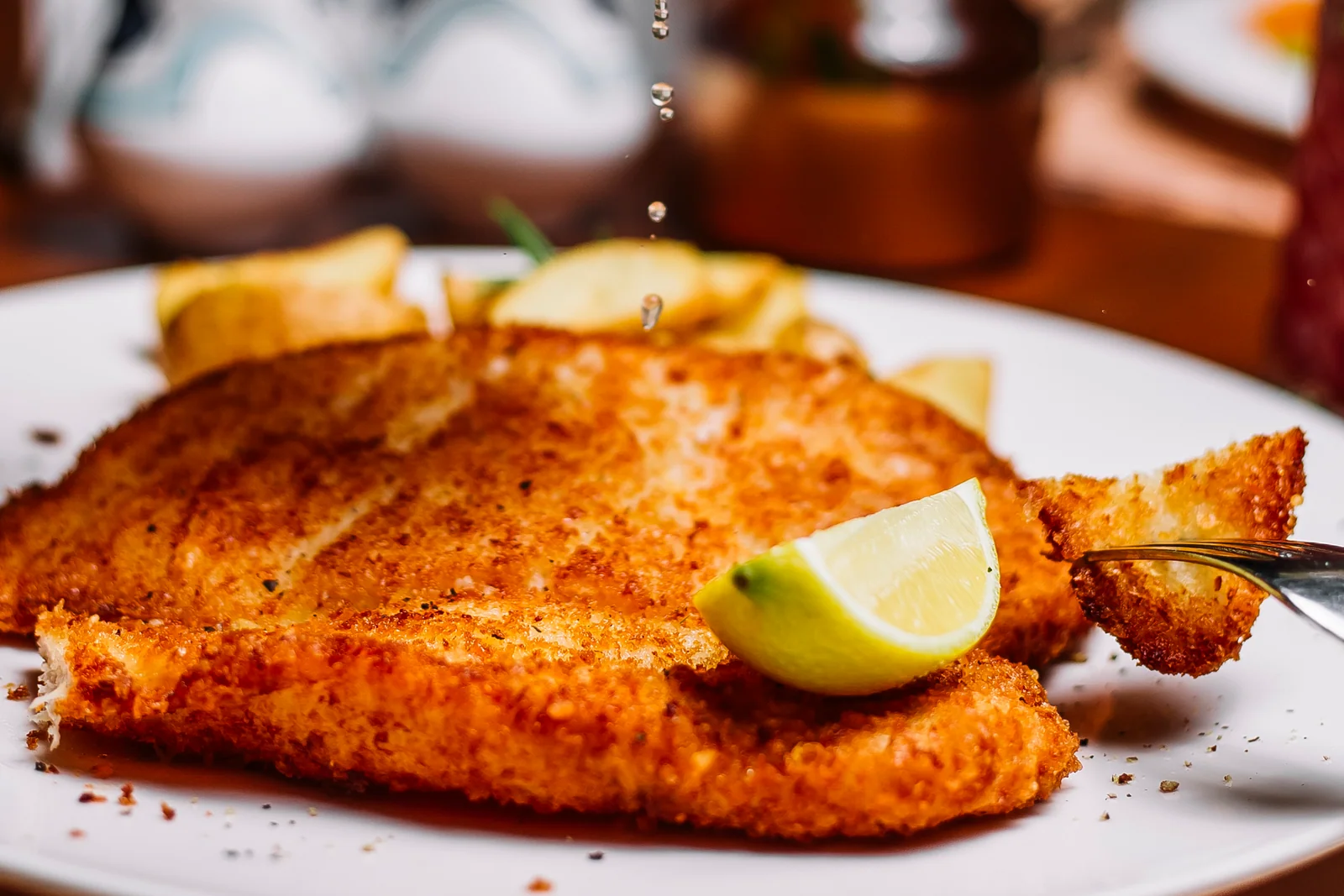 Pescado empanizado, filete crujiente que no se despega