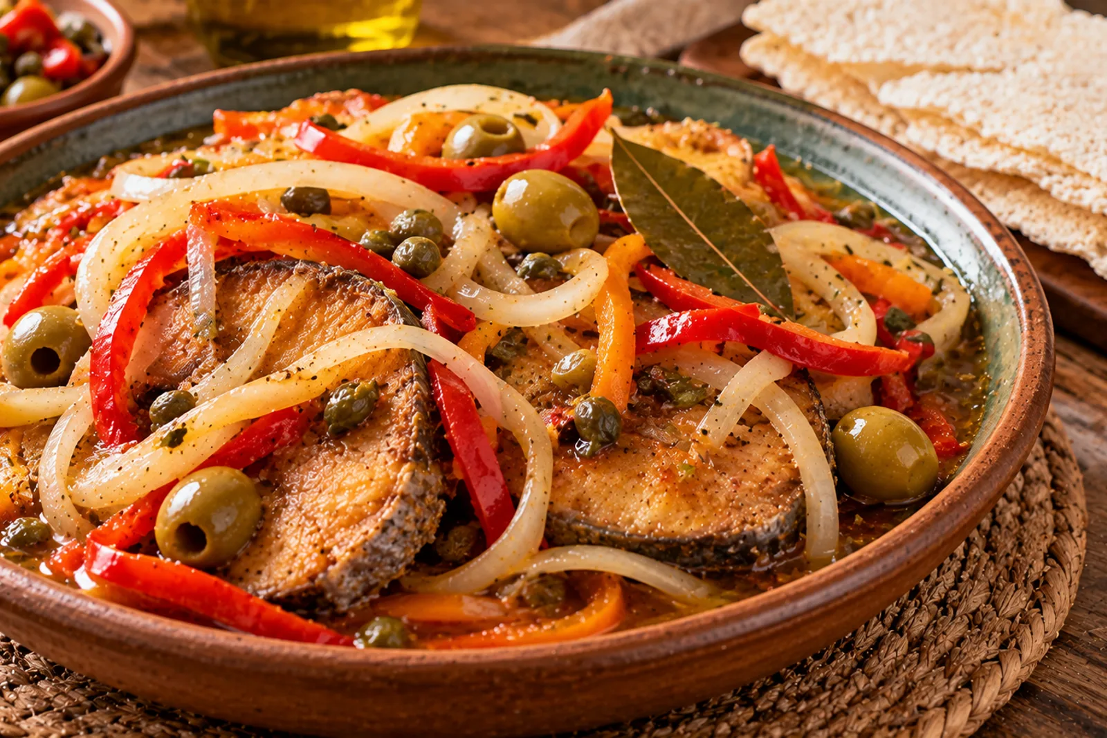 Pescado en escabeche venezolano para Semana Santa