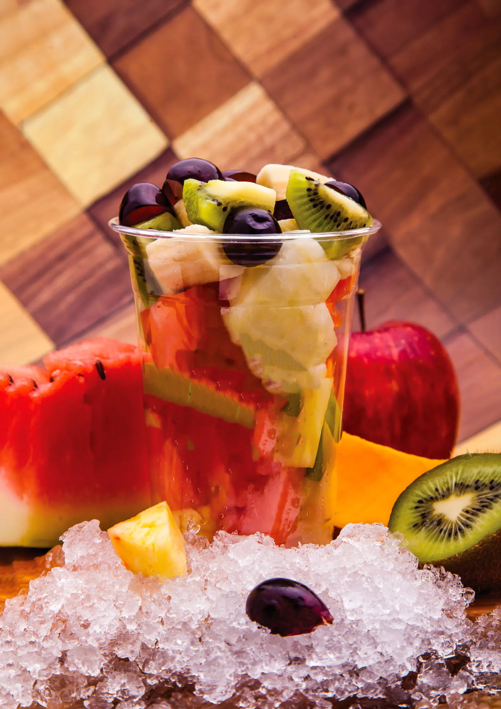 Salpicón de frutas colombiano