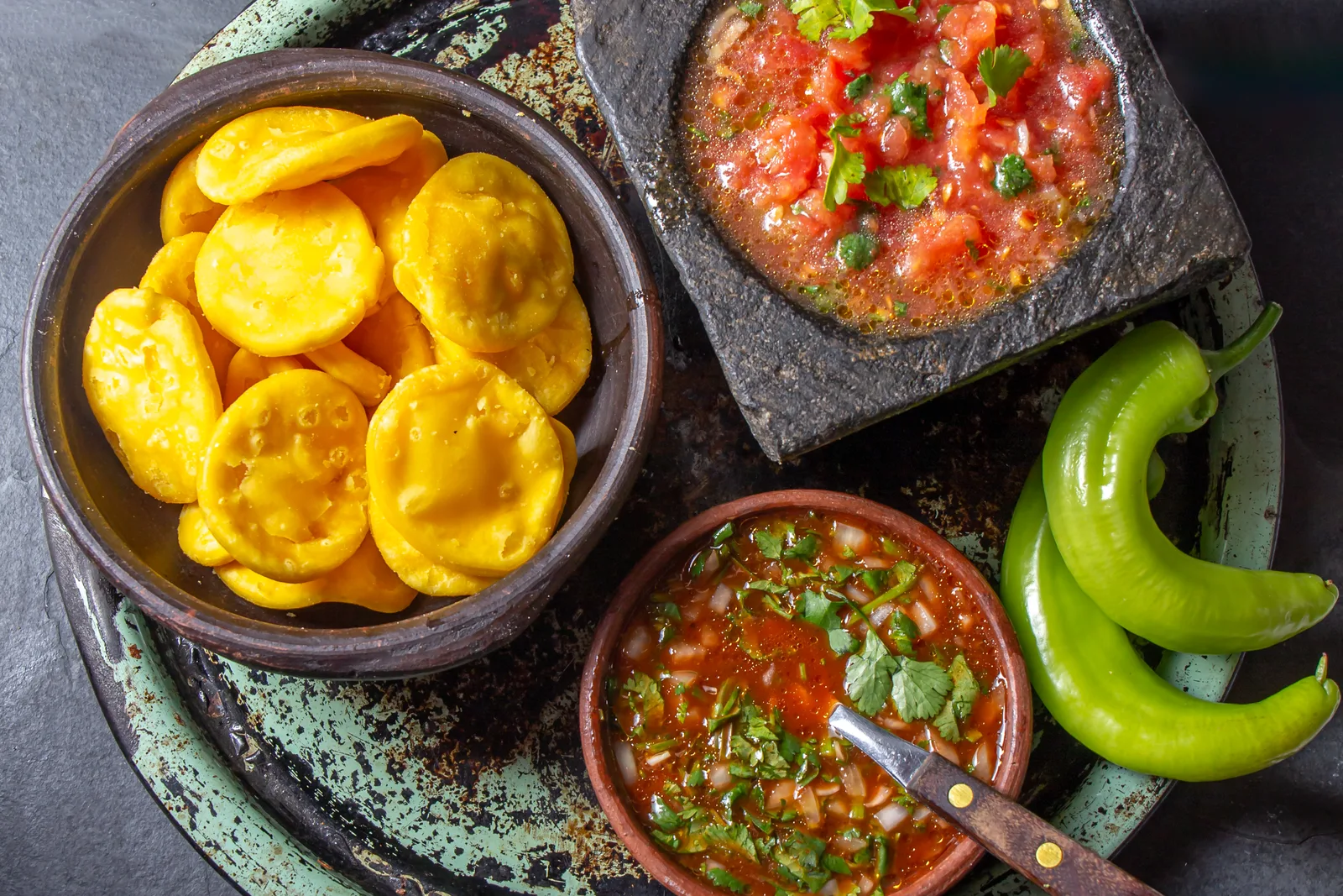 Sopaipillas chilenas de zapallo y pasadas en chancaca
