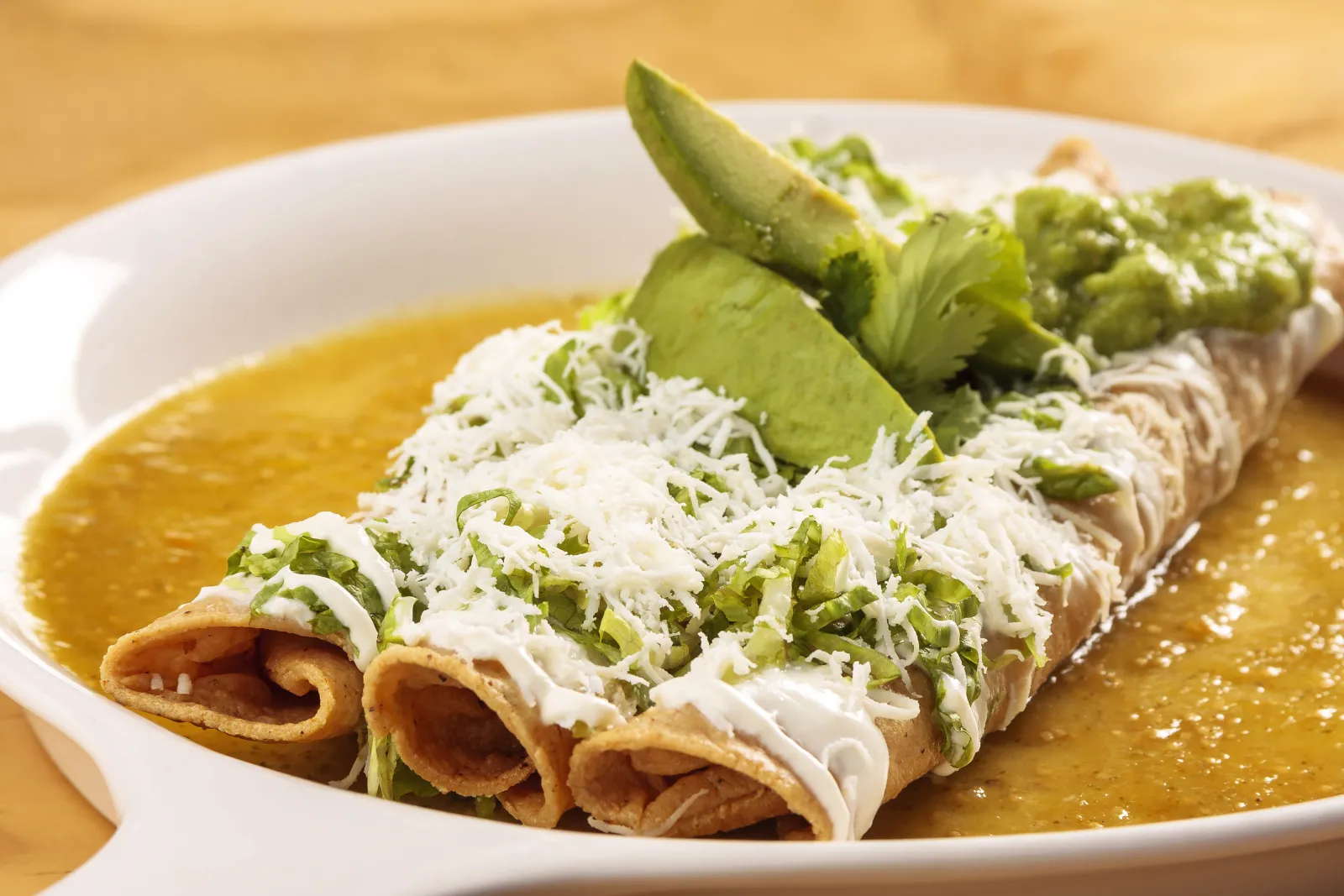 Tacos Dorados, Crispy Potato Tacos Folded or Rolled