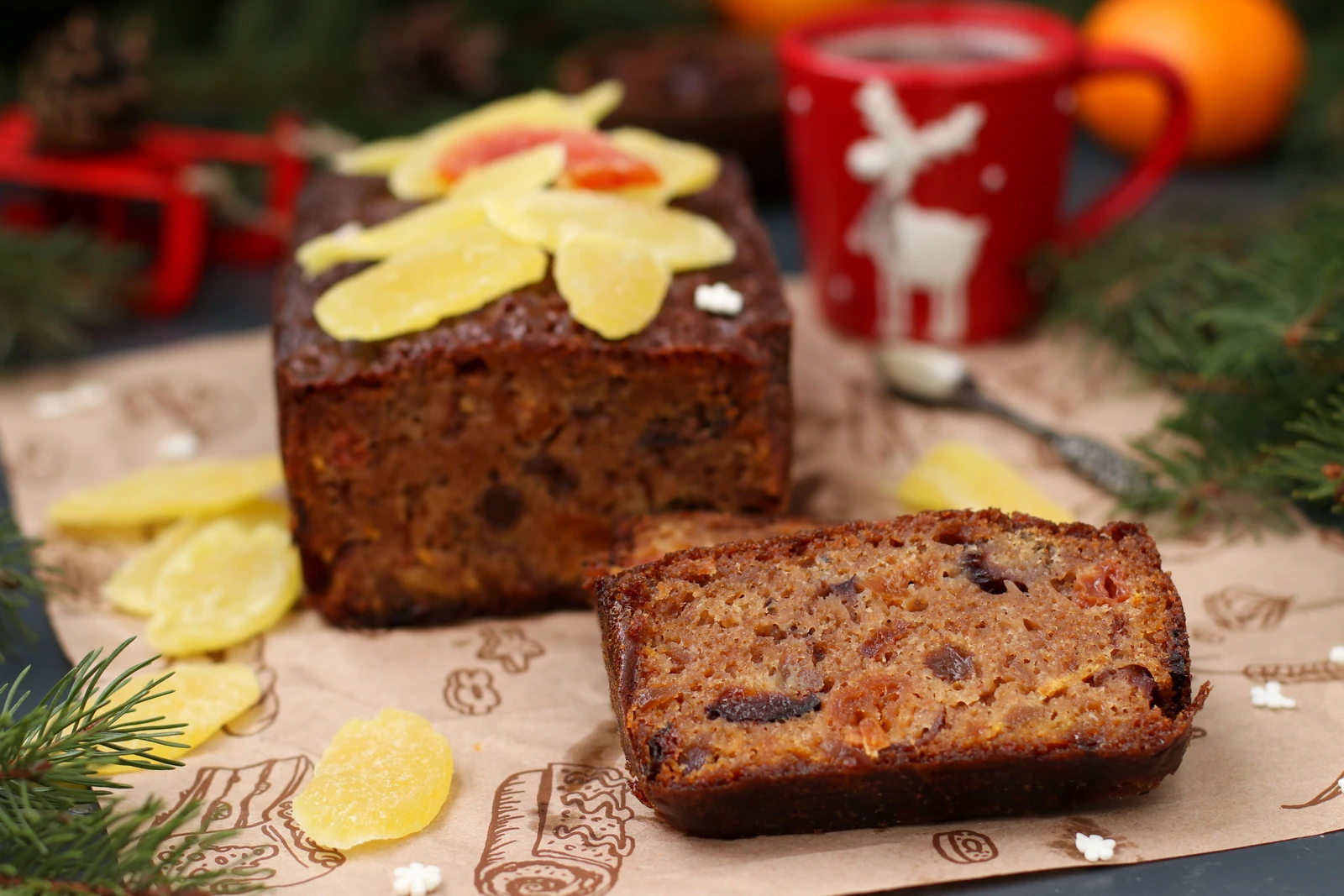 Colombian Black Cake (Torta Negra), Wine-Soaked Fruit Cake