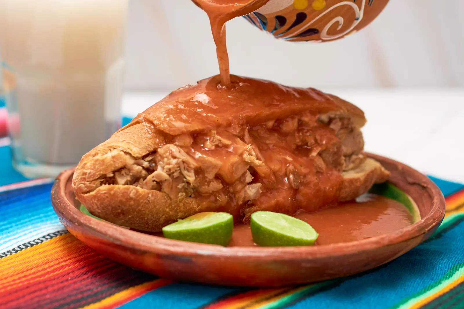 Tortas ahogadas recipe, Guadalajara's drowned pork sandwich