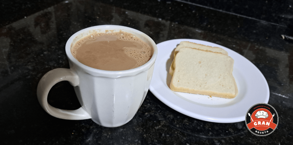 Una taza de Chocolate caliente