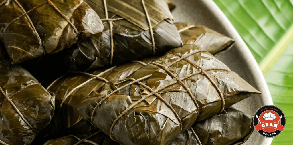 Plato con Tamal valluno